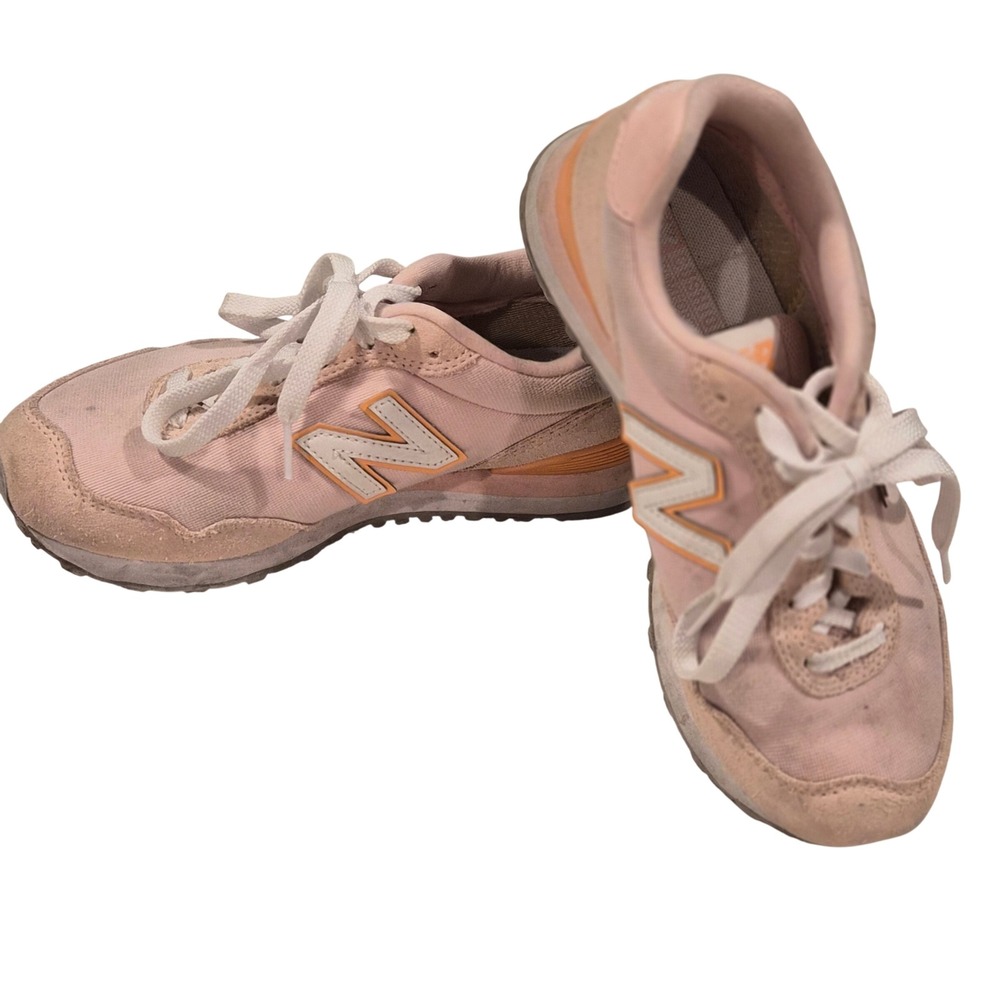 New Balance 515 V3 Pink Orange Suede Mesh Sneakers WL515CS3 Womens 6